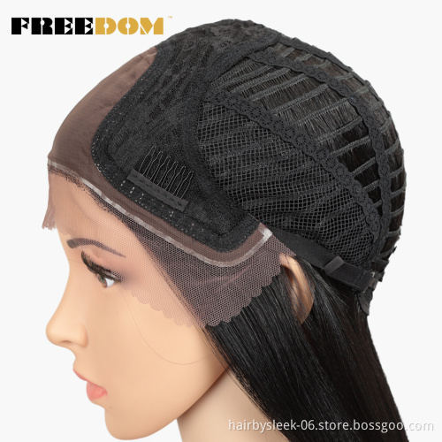Beautiful 26 inch 613 color Long straight hair female  mix colored lace frontal wigs synthetic wigs hair